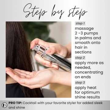 Kenra Platinum Silkening Gloss | Brilliant Shine Polish | Medium To Coarse Hair | 2.26 fl. Oz