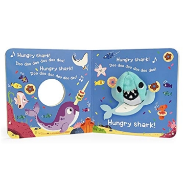 Baby Shark Finger Puppet Board Book for Kids 1-4 Years