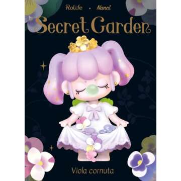 Rolife Nanci Blind Box-Secret Garden-Cute Action Figure-Kawaii Figures Blind Bags Creative Gift for Girls and Women(4PCS)