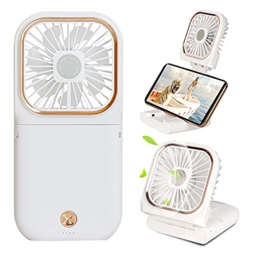 FADACHY Mini Handheld Fan - Rechargeable, Portable Power