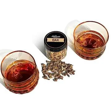 Smoking Wood Chips Cocktail Smoker (Variety 4-Pack) - Apple, Hickory, Oak, Cherry - Whiskey Smoker Chips - Perfect for Enhancing Drinks Bourbon Old Fashioned Infusion Set