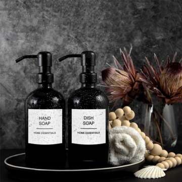 Minimalist 144PCS Laundry Labels Set for Organization