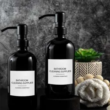 Minimalist 144PCS Laundry Labels Set for Organization