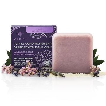 Viori Purple Conditioner Bar - Neutralize Brassy Tones with Natural Ingredients