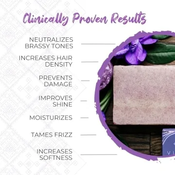 Viori Purple Conditioner Bar for Blonde Hair - Natural Toner