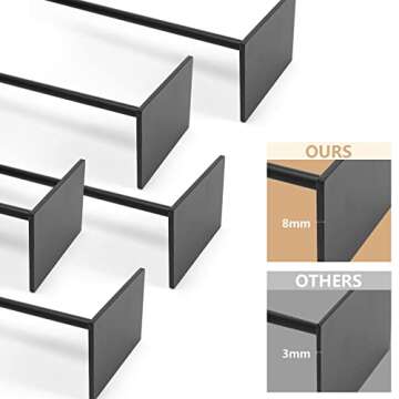 48” Tall Black Candelabra Centerpiece for 9 Arms Candlesticks, Metal Floor Candle Holders for Christmas Wedding Home Halloween Party Decoration