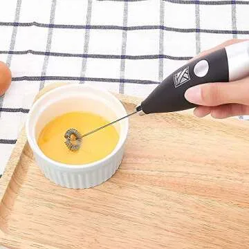 Powerful Handheld Milk Frother for Coffee Lovers