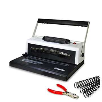 S25A Coilbind Coil Punch & Binding Machine - with Electric Coil Inserter - Professionally Bind Prese...