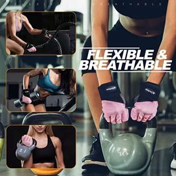 ThxToms Workout Gloves for Men and Women – Full Palm Protection and Support