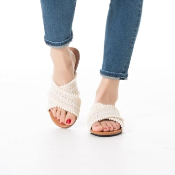 Stylish Mtzyoa Women's Flat Sandals for Summer Comfort