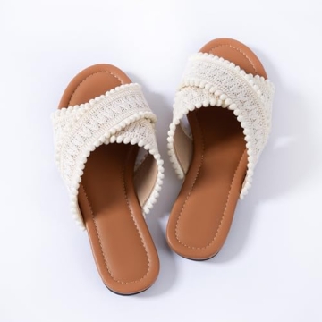 Stylish Mtzyoa Women's Flat Sandals for Summer Comfort