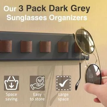 Durmmur Sunglass Organizer for Stylish Home Storage
