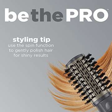 INFINITIPRO BY CONAIR Hot Air Styling Brush Set with 2-Inch and 1.5-Inch Bristles