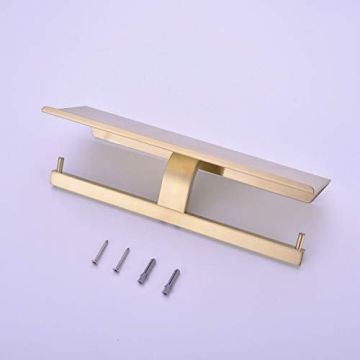 Stunning TRUSTMI Dual Roll Toilet Paper Holder with Phone Shelf