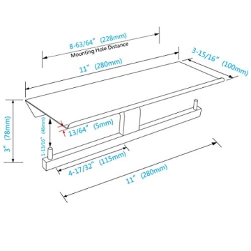 Stunning TRUSTMI Dual Roll Toilet Paper Holder with Phone Shelf