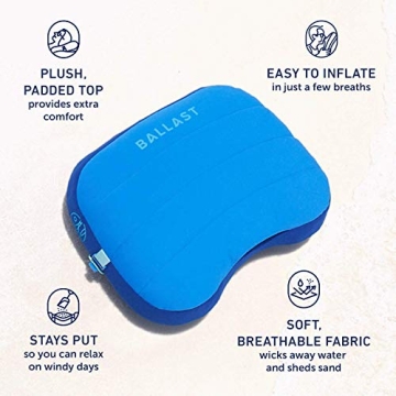 Ballast Beach Pillow for Ultimate Outdoor Comfort