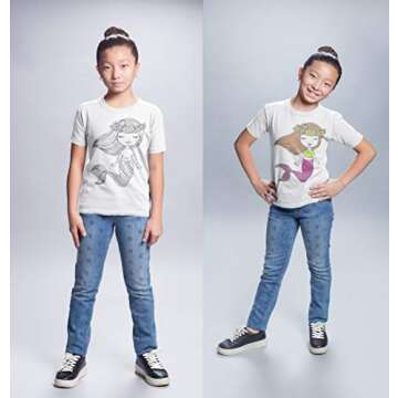 Creative DaVinci in You Coloring Shirt Kit for Girls