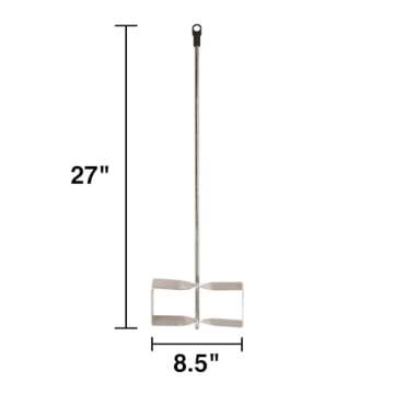 Edward Tools Paddle Mixer 27” - Heavy Duty Tool for 5 Gallon Buckets