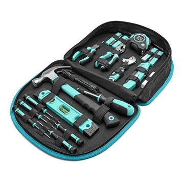 104-Piece Amazon Basics Tool Set with Pouch