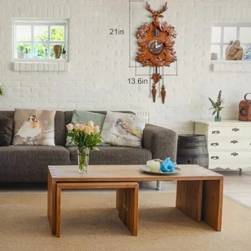 Kendal Handcrafted Wood Cuckoo Clock for Unique Decor