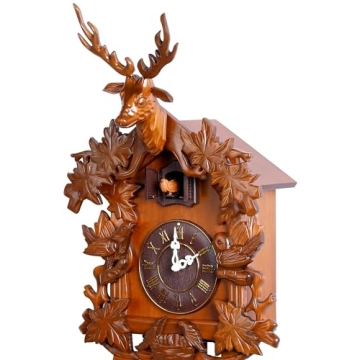 Kendal Handcrafted Wood Cuckoo Clock for Unique Decor