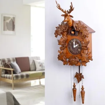 Kendal Handcrafted Wood Cuckoo Clock for Unique Decor