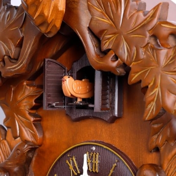 Kendal Handcrafted Wood Cuckoo Clock for Unique Decor