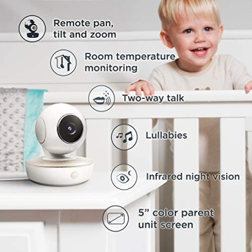 Motorola MBP50-G2 Baby Monitor with 2 HD Cameras & Night Vision
