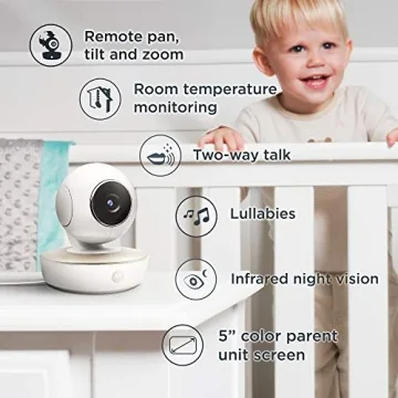 Motorola MBP50-G2 Baby Monitor with 2 HD Cameras & Night Vision