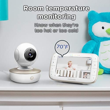Motorola MBP50-G2 Baby Monitor with 2 HD Cameras & Night Vision