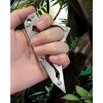 Tactical Knife Multitool - Women's Self Defense & Survival Gift - Mother's Day & Birthday Gift - Window Breaker