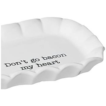 Charming Mud Pie Bacon Serving Tray Set for Brunch