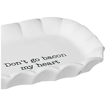 Charming Mud Pie Bacon Serving Tray Set for Brunch