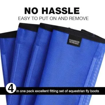 Harrison Howard Fly Boots - UV Protective & Durable Design