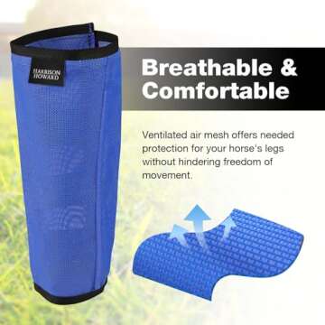 Harrison Howard Fly Boots - UV Protective & Durable Design