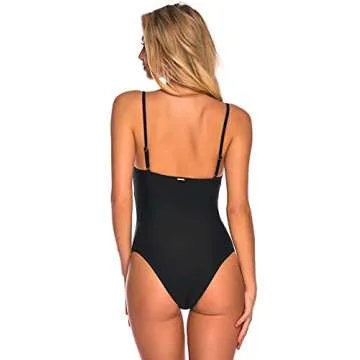 Stylish RELLECIGA Women's Black Bathing Suit for Summer