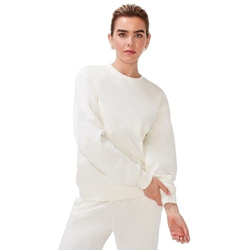 KUT & SO Women's Crewneck Sweatshirt – Cozy Fleece Pullover – Essential Fall Wear