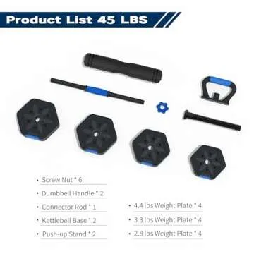 VIVITORY Adjustable Dumbbell Sets - Versatile Fitness Equipment for Home Gym