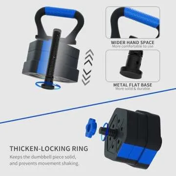 VIVITORY Adjustable Dumbbell Set for Home Fitness