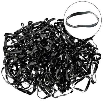 200 Pieces Bobby Pins U Hair Pins Hair Clips and 100 Pieces Rubber Hair Bands with Storage Box for Girls and Women (Style 1)