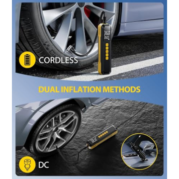 150 PSI Tire Inflator Compact Air Compressor for Cars