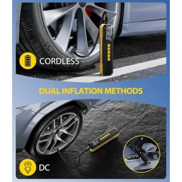 150 PSI Tire Inflator Compact Air Compressor for Cars