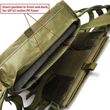 Durable Tactical Molle Vest for Airsoft and Outdoor Fun