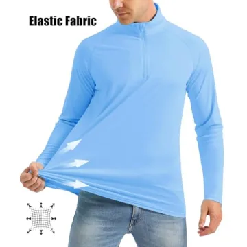 Men's Long Sleeve Sun Shirt UPF 50+ for Outdoor Comfort