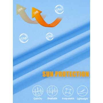 Men's Long Sleeve Sun Shirt UPF 50+ for Outdoor Comfort