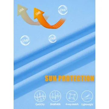 Men's Long Sleeve Sun Shirt UPF 50+ for Outdoor Comfort