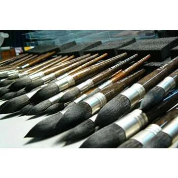 Escoda Signature Artist Watercolor Paint Brush Set, Fabio Cembranelli Set #1, Ultimo (Synthetic Squirrel) Mop Size 10, 14, 18