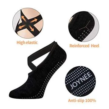 Premium Non-Slip Yoga Socks for All Fitness Levels