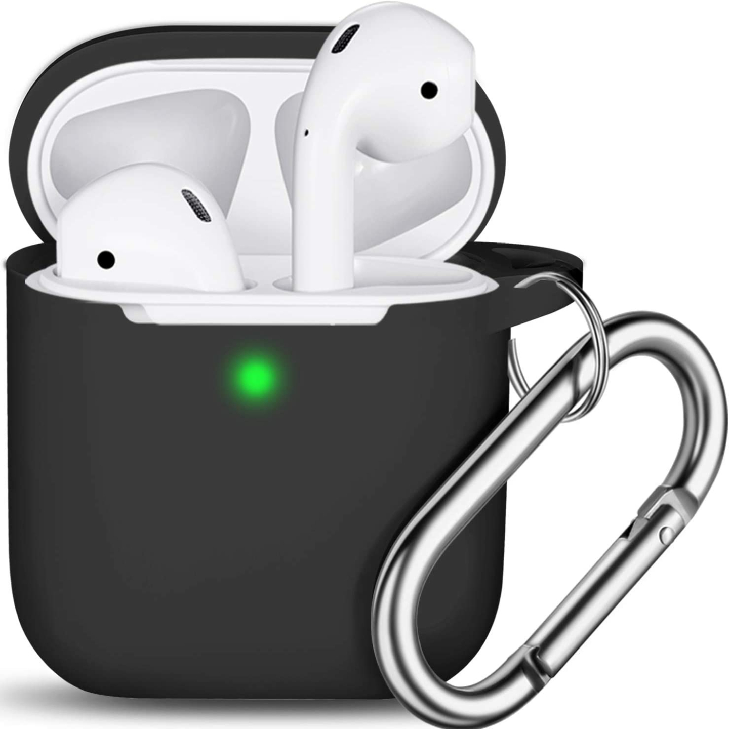 Stylish AirPods Case with Keychain for 1st & 2nd Gen