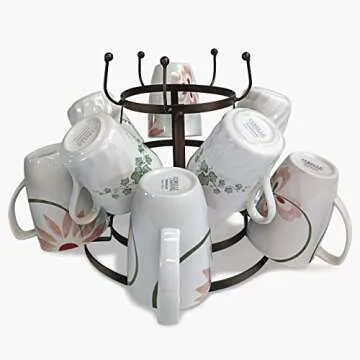 Stylish Sorbus Mug Holder for Oversized Mugs - Bronze